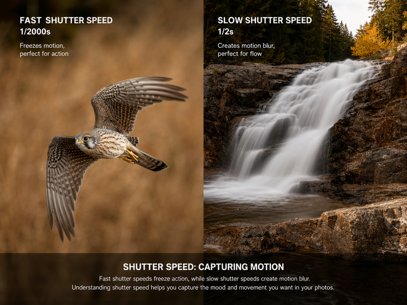 1-Minute Lesson 04 What Shutter Speed Really Does (and Why Motion Blurs)