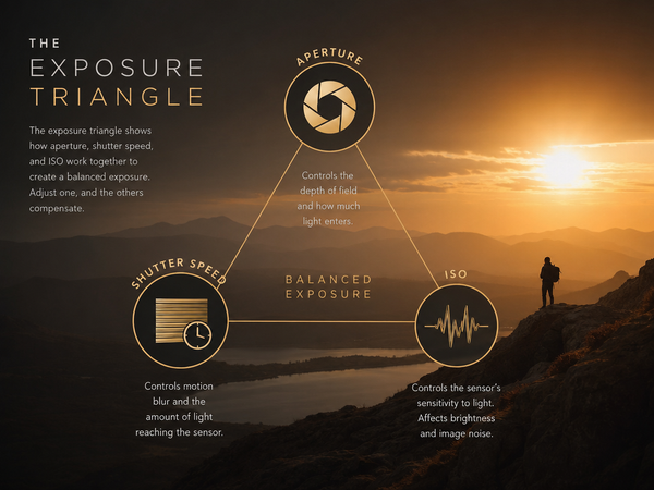 1-Minute Lesson 06 How Aperture, Shutter Speed, and ISO Work Together