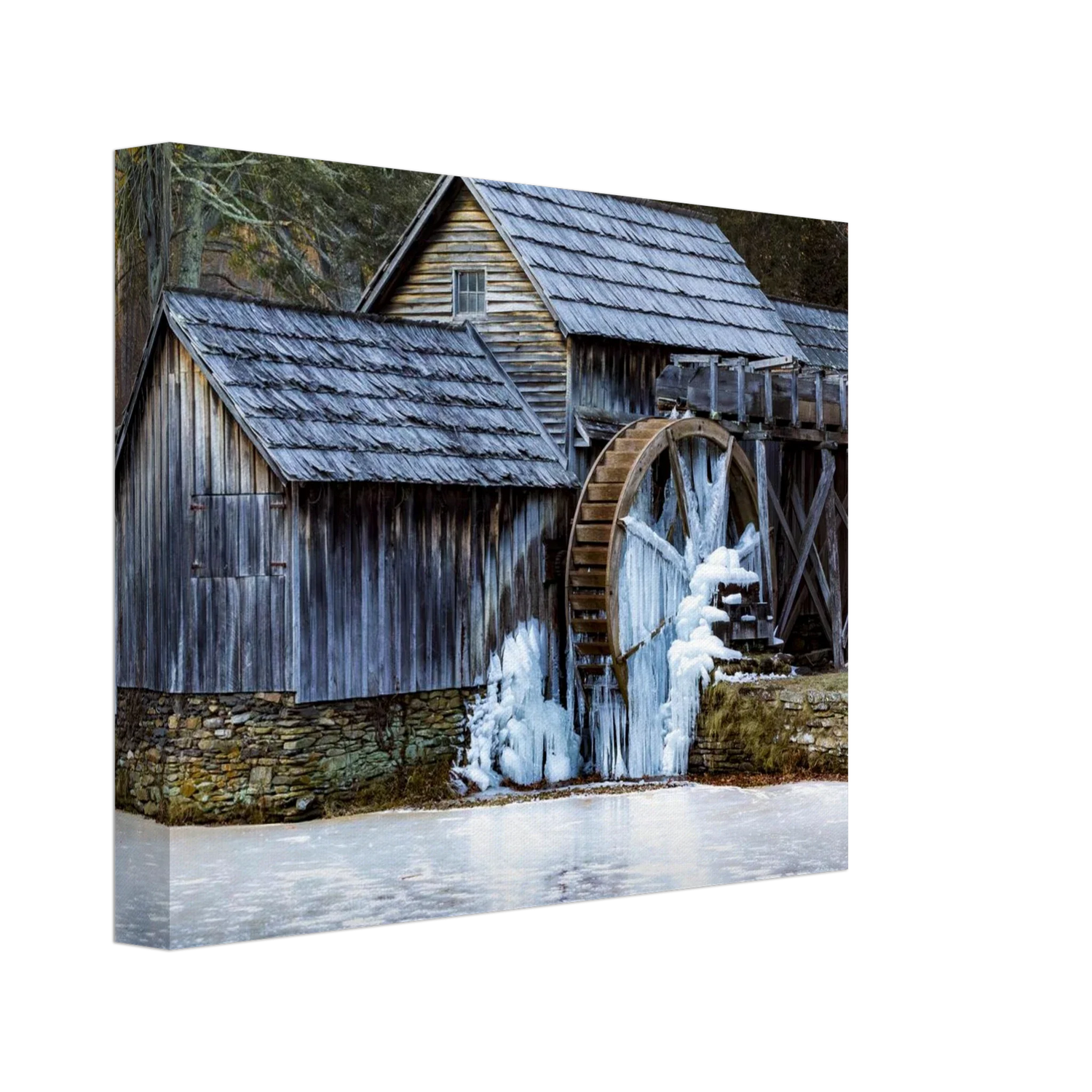 Premium canvas wall art with soft light and rich texture.