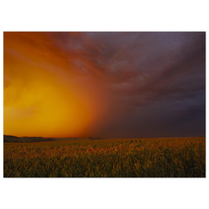 Hubbard Art by Joseph Hubbard Between Fire and Storm — Fine Art Landscape Photography Print Fine Art Poster - 13x18 cm 5x7″