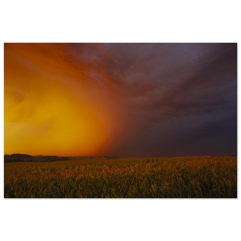 Hubbard Art by Joseph Hubbard Between Fire and Storm — Fine Art Landscape Photography Print Museum-Quality Matte Paper Poster 30x45 cm 12x18″