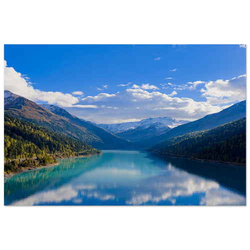 Hubbard Art by Joseph Hubbard Blue Silence — Kaunertal Alpine Landscape Fine Art Photography Print