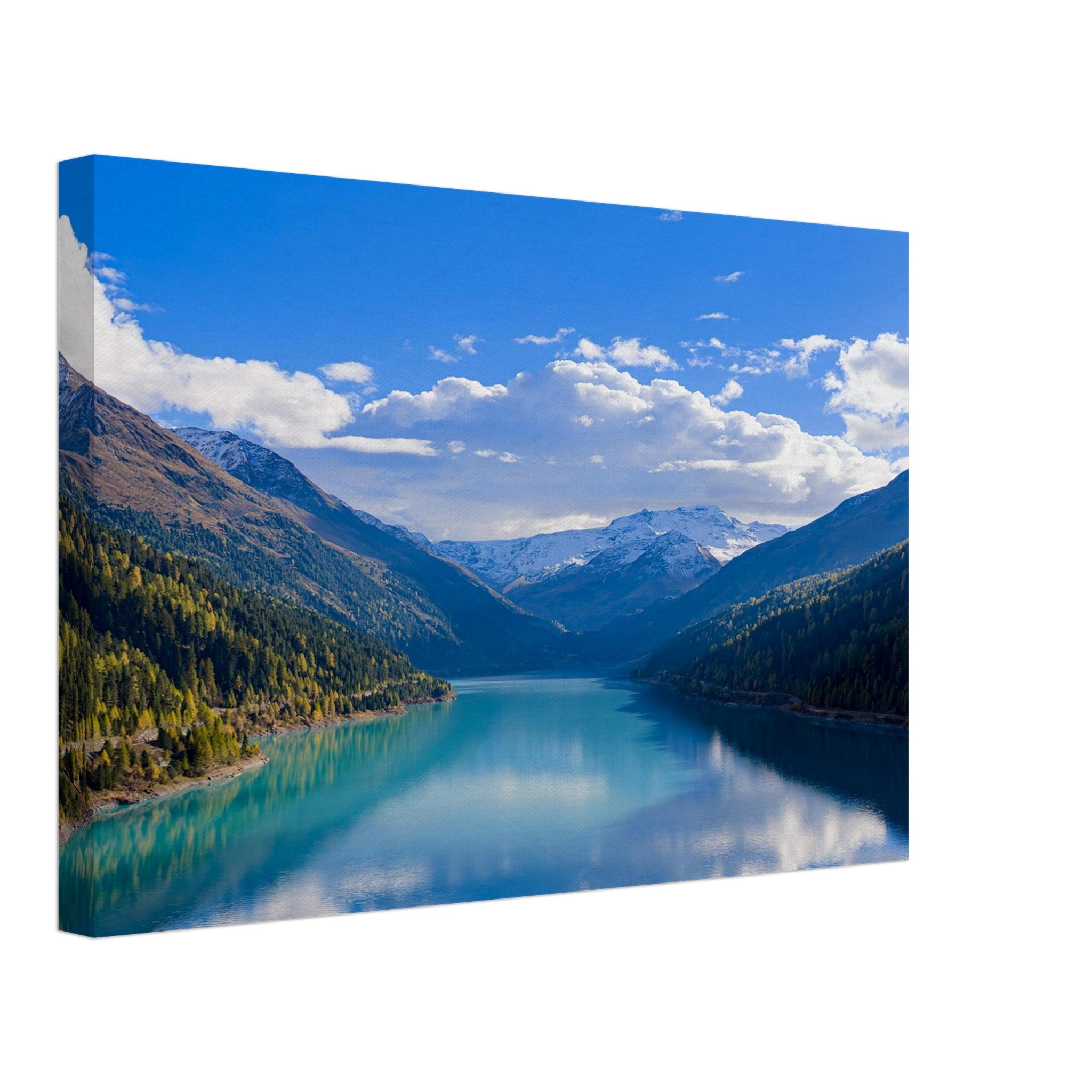 Hubbard Art by Joseph Hubbard Blue Silence — Kaunertal Alpine Landscape Fine Art Photography Print Canvas 30x45 cm 12x18″