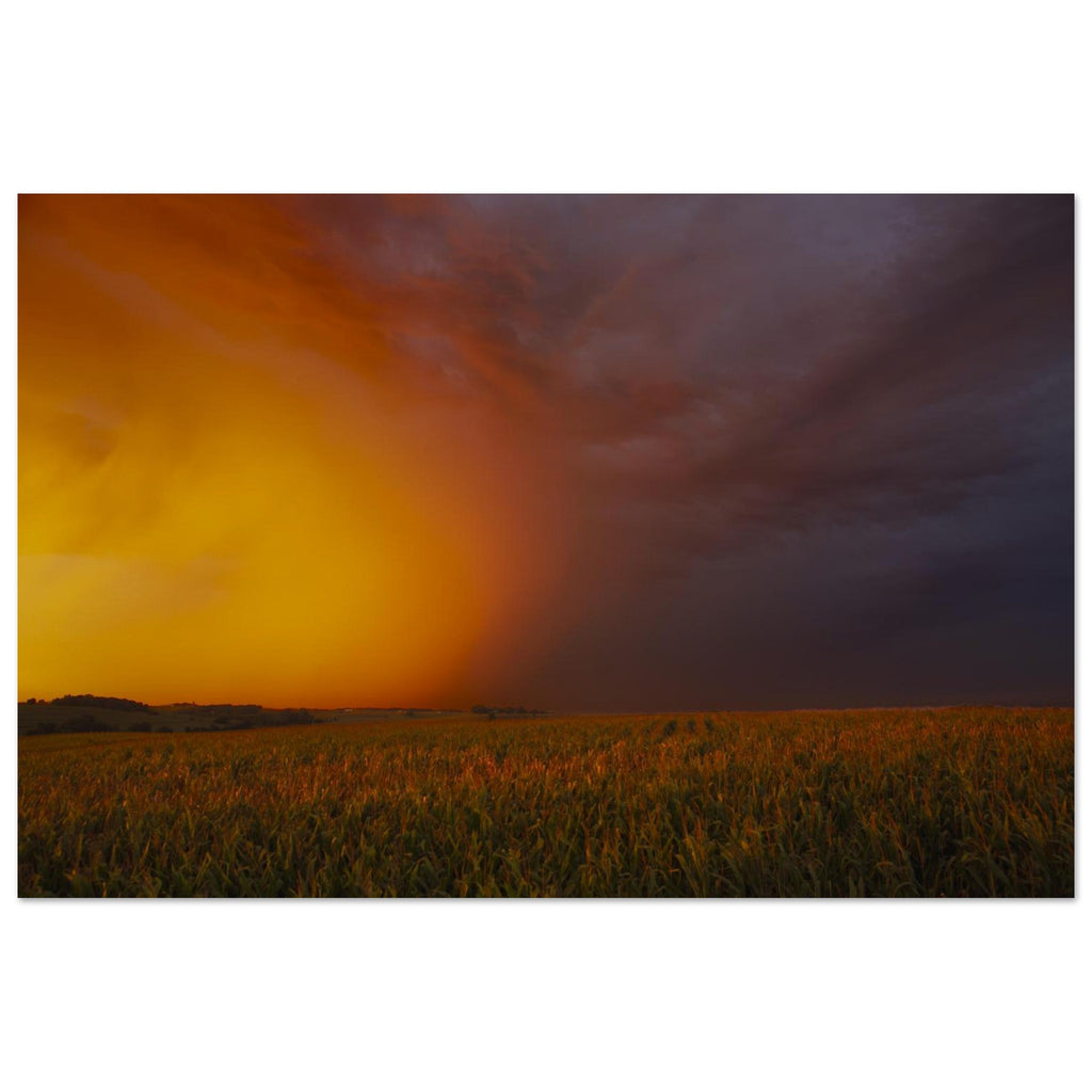Hubbard Art by Joseph Hubbard Between Fire and Storm — Fine Art Landscape Photography Print Museum-Quality Matte Paper Poster 60x90 cm 24x36″