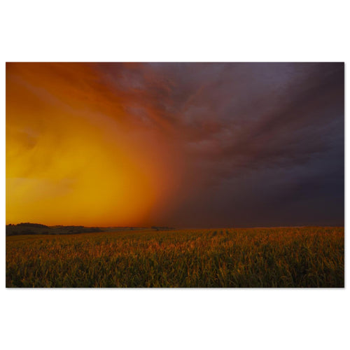 Hubbard Art by Joseph Hubbard Between Fire and Storm — Fine Art Landscape Photography Print Museum-Quality Matte Paper Poster 60x90 cm 24x36″