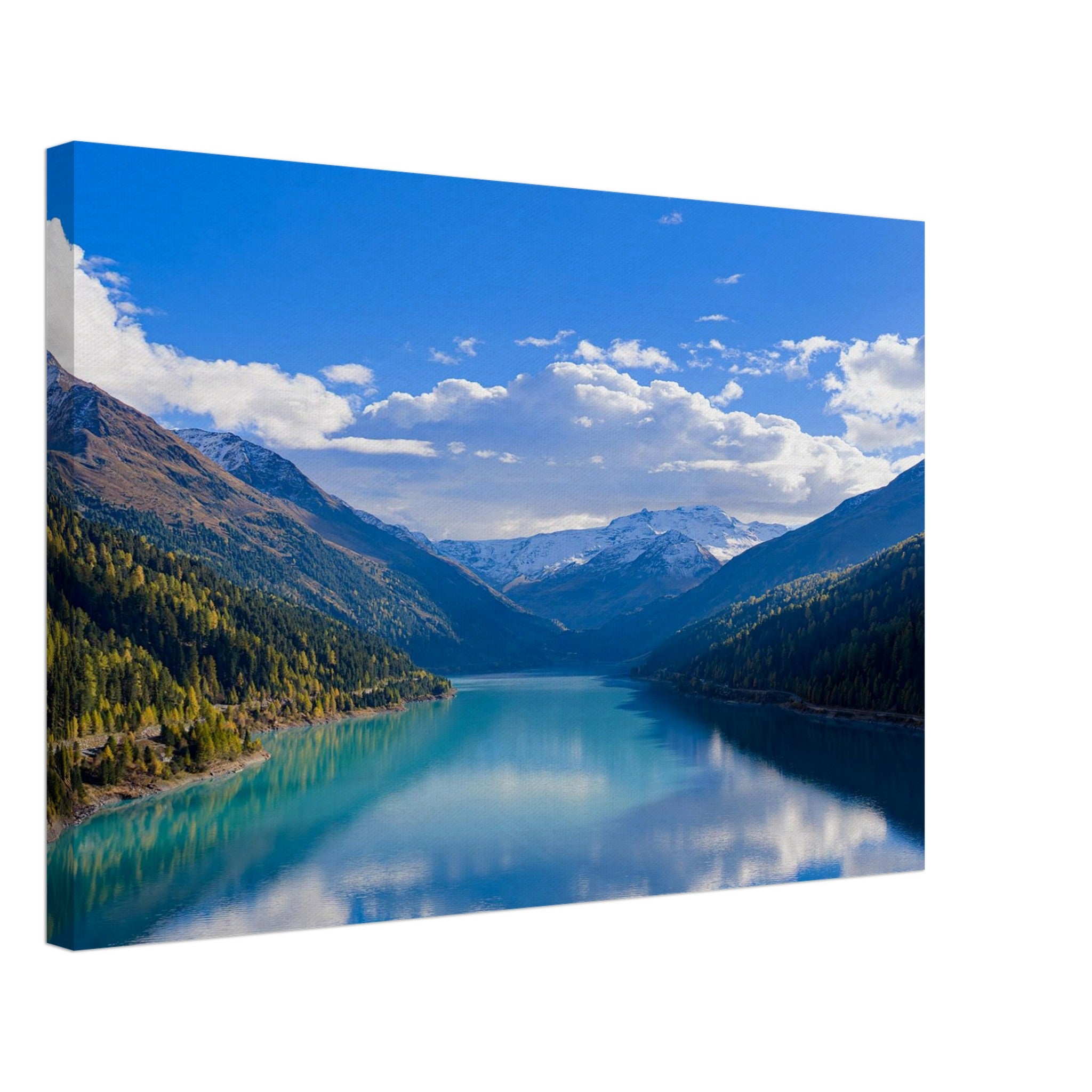 Hubbard Art by Joseph Hubbard Blue Silence — Kaunertal Alpine Landscape Fine Art Photography Print Canvas 40x60 cm 16x24″