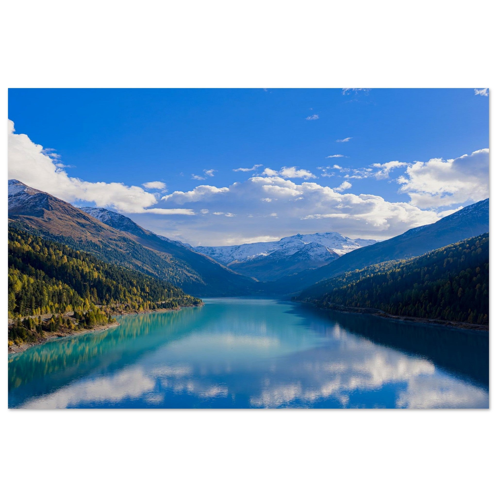 Hubbard Art by Joseph Hubbard Blue Silence — Kaunertal Alpine Landscape Fine Art Photography Print Museum-Quality Matte Paper Poster 40x60 cm 16x24″