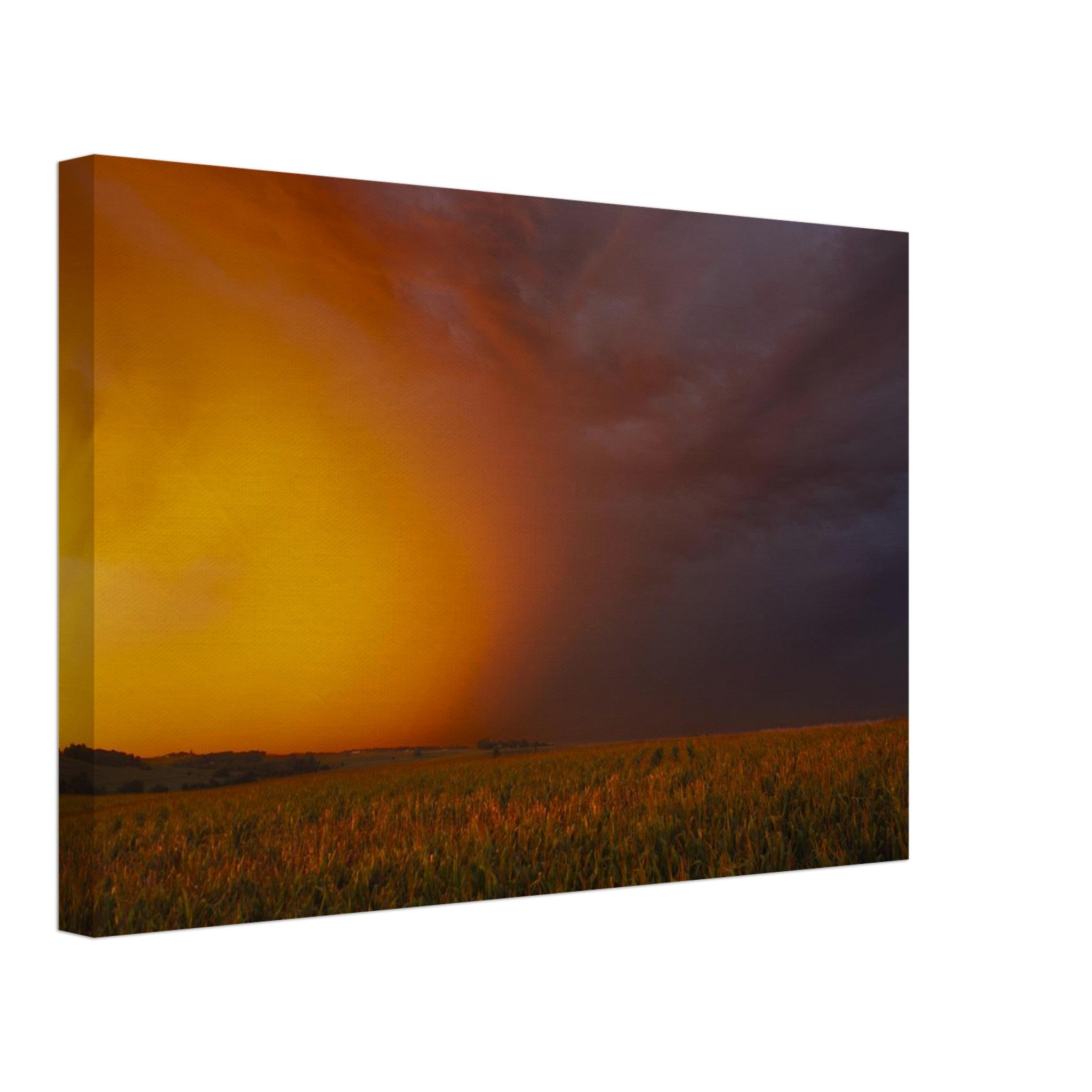Hubbard Art by Joseph Hubbard Between Fire and Storm — Fine Art Landscape Photography Print Canvas 30x45 cm 12x18″