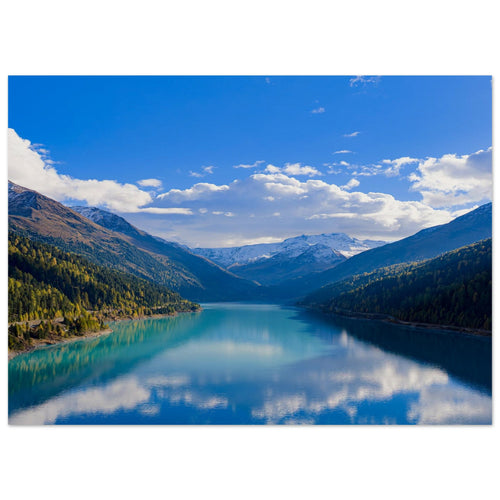 Hubbard Art by Joseph Hubbard Blue Silence — Kaunertal Alpine Landscape Fine Art Photography Print Museum-Quality Matte Paper Poster 13x18 cm 5x7″